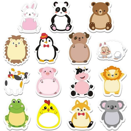 45 Pieces Cartoon Animal Sticky Notes Cute Cartoon Memo Page Markers Flags  in Different Shapes for Students, Home, School and Office, 15 Styles |  Walmart Canada