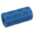 thumbnail image 1 of EeaseMX Cuerdas de cáñamo 100 M Artes y oficios Cuerda de cáñamo para regalos Artesanías de bricolaje Decoración festiva Agrupación y jardinería (azul oscuro), 1 of 7
