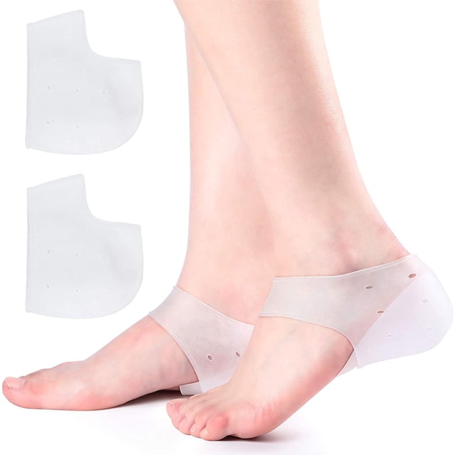 Plantilla invisible para aumentar la altura Plantilla para levantar el talón Refuerzo invisible para el pie Calcetines antideslizantes Plantillas invisibles para hombres y mujeres 1,6 pulgadas