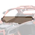 thumbnail image 1 of SAUTVS X3 Dark Tinted Half Windshield Scratch Resistant Hard Coat Poly Vented Mid Windshield for Can Am Maverick X3 XRS XDS Turbo R Max 2017-2024 Accessories, 1 of 4
