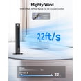 thumbnail image 3 of NFTIGB Tower Fans for Home, 36" Standing Floor Fan 75° Oscillating Fan, 3 Speeds 3 Modes,12H Timer,LED Display, New, 3 of 8