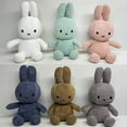 thumbnail image 3 of 6PCs Cute Miffy Rabbit Plush Toy,Rabbit Stuffed Animal Easter Floppy Ear,Soft Hugging Bedtime Friend Plush Toy Gifts for Kids Girls Boys - 9.8inch, 3 of 12