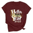 thumbnail image 1 of Styesk T-Shirts pour Femmes Haut à Manches Courtes Imprimé Col Rond, 1 of 3