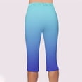 thumbnail image 7 of Dagugfen Womens Capri Pants Drawstring Casual Elastic Waist Pants with Pockets Color Changing, 7 of 7