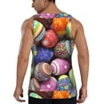 thumbnail image 3 of Haiem Easter Eggs1 Men Workout Tank Top Gym Bodybuilding Sleeveless Muscle T Shirts Athletic Tank Breathable Workout Shirt-3X-Large, 3 of 9