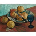 thumbnail image 2 of Paula Modersohn-Becker 18x15 Black Ornate Wood Framed Double Matted Museum Art Print Titled - Still Life with Apples and Green Glass (1906), 2 of 5