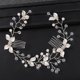 thumbnail image 1 of Diadema con peine de hoja de perla, accesorios para el cabello para mujer, tiara, diadema, accesorios de boda, diadema en la cabeza, 1 of 5