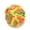 Orange, green, yellow, variant on Snuffle Ball - Snuffle Ball for Small Dogs, Interactive Dog Toys to Keep Them Busy, Puppy Dog Puzzle Toy with Storage Bag Machine Washable