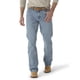 thumbnail image 1 of Botas Jeans Wrangler para hombre, estilo retro, corte holgado, con escudo, 30 de ancho x 34 de largo, 1 of 5