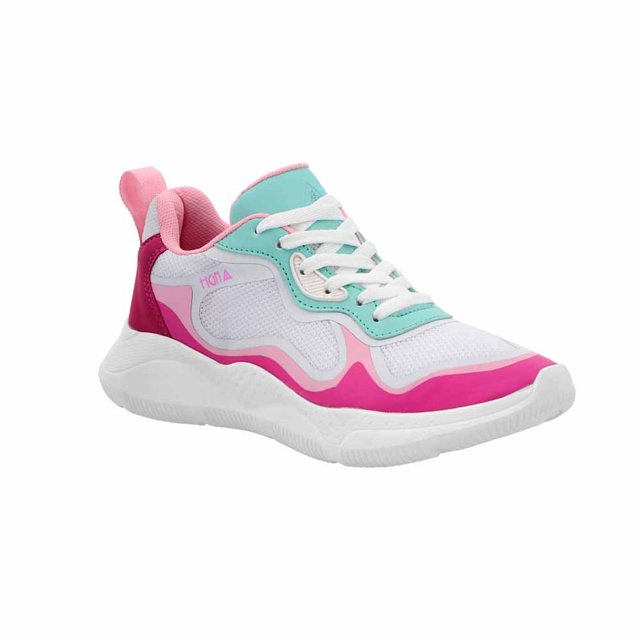 Tenis Deportivos HGN by Mr.SHU para Mujer Gym Correr color blanco talla 23.5