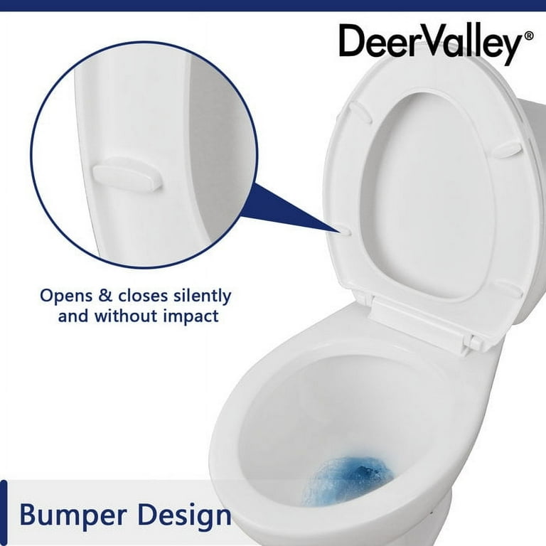 DeerValley DV-2F52531 1.28 GPF High Efficiency Elongated Two-Piece 
