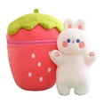 thumbnail image 1 of Juguete de peluche de fresa Hugo 40 cm decoración de sala de estar para niños, 1 of 9