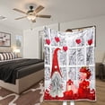 thumbnail image 5 of Kbndieu Valentines Day Decorations Throw Blanket, Soft Fluffy Fuzzy Cozy Blankets for Women Girlfriend Sweetheart Valentines Day Gifts, Lightweight Warm Flannel Blanket for Couch Bed, 30x39 inches, 5 of 6