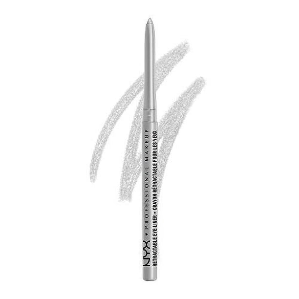 Lápiz de delineador de ojos mecánico NYX PROFESSIONAL MAKEUP plateado