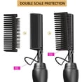 thumbnail image 4 of Hot Comb Hair Straightener Comb, Electric Heating Straighten Comb, Anti-Scald Pressing Heated Comb, Wet and Dry Hair, Security Portable Hair Straightener Comb, 4 of 9