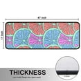 thumbnail image 5 of Kitchen Rugs Sets Of 2,Pink Blue Lemon Fruit Slices Anti Fatigue Kitchen Mat Rugs Non Slip Washable,Decorative Kitchen Floor Mats for Kitchen,Sink,Laundry,17"x47"+17"x47", 5 of 5