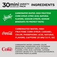 thumbnail image 3 of Coca-Cola Mini Can Variety Pack, 7.5 fl oz Cans, 30 Pack (10 Classic Coke, 10 Diet Coke, 10 Sprite) | Mini Soda Cans for Parties, Lunches, 3 of 5