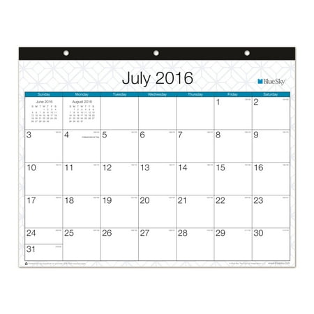 Blue Sky Academy 11x8.75 Tablet Calendar