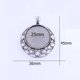thumbnail image 2 of BESTYASH 100Ud Pendientes Colgantes De Aleación Plateada Con Delicado Para Personalizada, 2 of 8