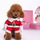 thumbnail image 4 of Disfraces navideños para mascotas Disfraz de perro con sombrero Disfraz de Papá Noel Sudaderas con capucha para perros Disfraces navideños para gatos Disfraz de fiesta Cálido en invierno (S) brillar Electrónica, 4 of 5