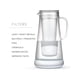 thumbnail image 2 of Filtro de agua Pitcher LifeStraw Home, vidrio terrazo de 1,7 litros, 2 of 8