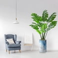 thumbnail image 2 of Artificial Tree in Modern Granite Effect Planter, Fake Monstera Silk Tree for Indoor and Outdoor Home Decoration - 56" Overall Tall (Plant Pot Plus Tree), 2 of 5