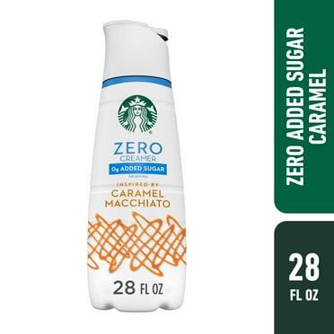 Starbucks Zero Grams Added Sugar, Caramel Flavored Coffee Creamer, Inspired by Caramel Macchiato 28 fl oz