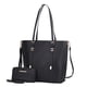 thumbnail image 1 of Bolsa de piel vegana con cartera (2 piezas), 1 of 1