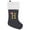H, variant on Lilixerw Felt Christmas Stocking with Embroidered Letter,Plush Xmas Hanging Decor for Fireplace,Xmas Tree Gift Sock,16.9 x 7.5Inch,Letter P
