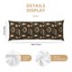 thumbnail image 3 of Fotbe coffee shop house Funda para Almohada Corporal con Diseño, Funda de Microfibra Ultrasuave de 20x54 Pulgadas, Ropa de Cama Elegante, 3 of 7