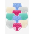 thumbnail image 5 of Comfort Choice Plus Size Full Coverage Cotton Brief 10-Pack, 5 of 6