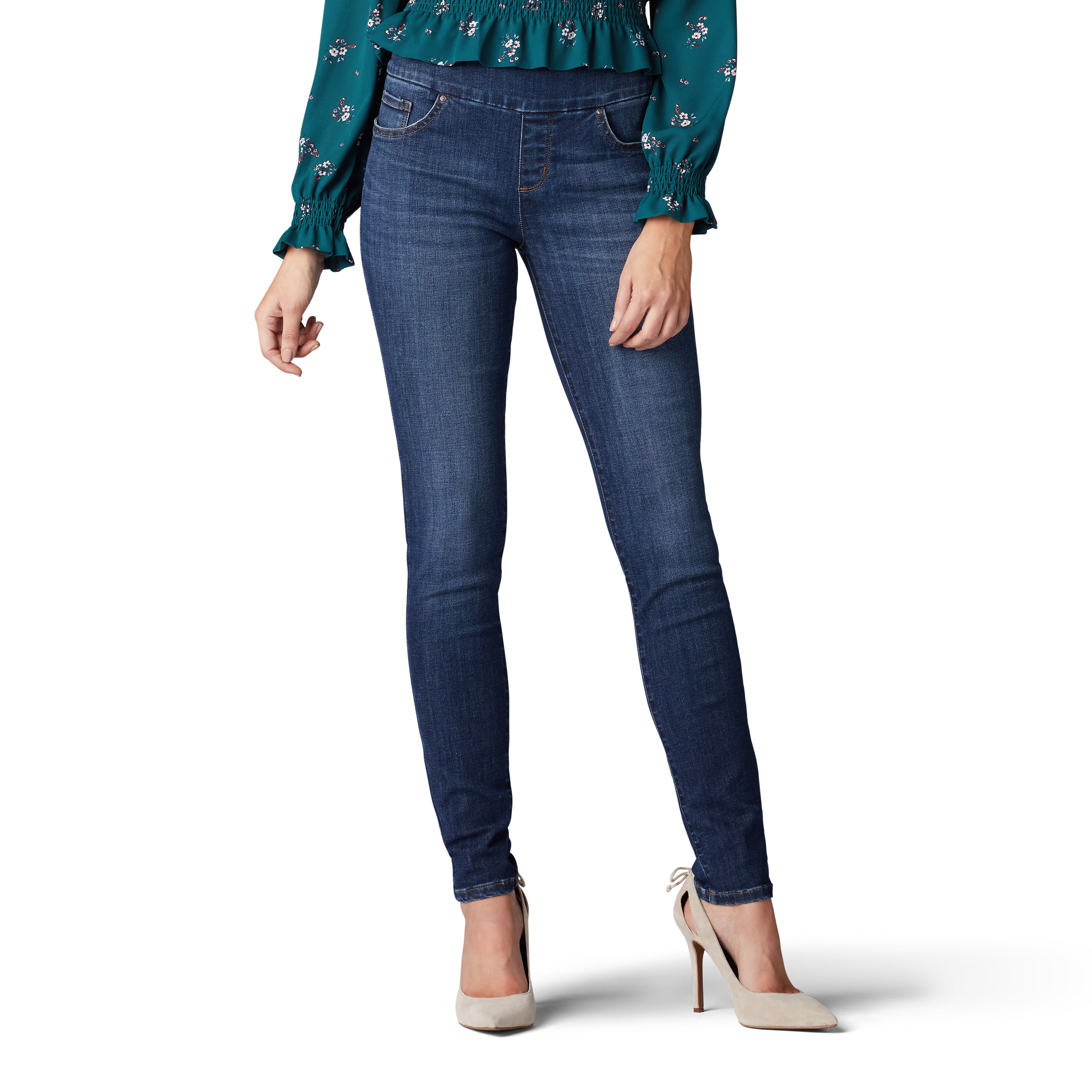 Lee Women s Sculpting Slim Fit Skinny Pull On Jean Walmart