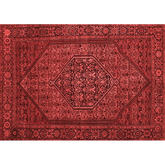 Ahgly Company Indoor Rectangle Persian Red Traditional Area Rugs, 8' x 10'