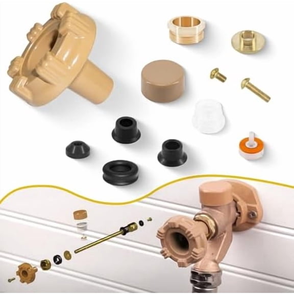 RK-17MH Outside Faucet Repair Kit Metal Handle Compatible with Woodford Model 17