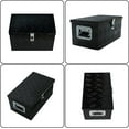 thumbnail image 7 of SEBLAFF Black Aluminum 5 Bar Tread Tool Box Truck Car Outdoor Trailer Pickup Underbody, 7 of 7