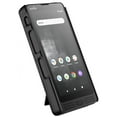 thumbnail image 5 of Case with Stand for Sonim XP10 5G, Nakedcellphone [Grid Texture] Slim Hard Shell Phone Protector Cover with Kickstand for XP9900 (2022) - Black, 5 of 5