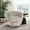 taupe, variant on Green Swivel Chair | Rotates Freely in Living Room | Diamond Pattern Stitched Back | High-Quality Materials