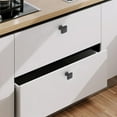 thumbnail image 2 of czcpp-10 Pack Matte Black Cabinet Knobs Black Drawer Knobs Kitchen Cabinet Knobs Square Cabinet Knob Knobs for Cabinets and Drawers Cabinet Knobs and Pulls Black Dresser Knobs, 2 of 4