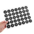 JiaHuin 1 Sheet of Selfadhesive Pool Table Dots Replaceable Pool Table