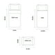 thumbnail image 3 of Juego de ropa de cama desechable para hoteles | Set de hojas de viaje portátil no tejidas de 3 piezas | Incluye 1 sábana de 63x87in, 1 funda de edredón de 75x87in, 1 funda de almohada de 20x31in |, 3 of 9