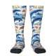 thumbnail image 1 of Fotbe Marine Animals Calcetas Divertidas Estampadas para Hombre y Mujer, Calcetas de Algodón hasta la Rodilla para Caminar, Correr, Enfermería y Embarazo, 1 of 6