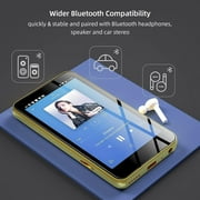 80GB MP3 Player with Bluetooth, S2 WiFi MP3 Player with Spotify, Spotify Kids, Audible, 4 Android Audio Music Player (Black_Gold)