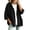 2-Black, variant on Cardigan Hoodie For With Button Front Lightweight Autumn Winter Sweatshirt Jacket With Hood And Pocket Details
