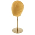 thumbnail image 1 of Minnieouse Suede Cork Mannequin Head Hat Rack Cap Wig  Stand Holder Display Ropa, zapatos y accesorios Miscelánea Jengibre, 1 of 1