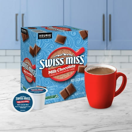 Swiss Miss - Milk Chocolate Hot Cocoa, Keurig Single-Serve K-Cup Pods, 22 Count (new formula)