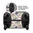 thumbnail image 4 of Lsque Rabbit And Butterfly Printed Luggage Cover, Travel Luggage Protector,Scratch and Dirt Resistant, Fits 18-32 Inch Luggage - X-Large, 4 of 9