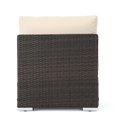 thumbnail image 4 of Santa Rosa 6 Seater Wicker Sectional Sofa with Aluminum Frame/Beige Cushions, 4 of 47