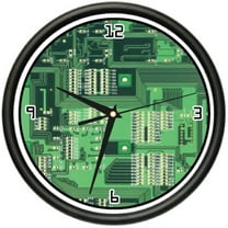 COMPUTER CIRCUIT BOARD Wall Clock geek hardware gift