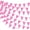 Pink, variant on 100 Feet Pennant Banners Flags 75 Solid String Triangle Flags for Grand Opening, Carnival Theme Birthday Party Decoration Outdoor Events Classroom Decoration(Red Green)