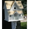 CC Home Furnishings 12" Fully Functional Luxurious Sleepy Hollow Cottage Birdhouse